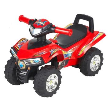 Paspirtukas – keturratis motociklas,  551, raudonas