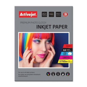 Fotopopierius Active Jet AP4-180G20, blizgus, A4