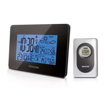 Meteorologinė stotelė Sencor SWS 51 B, vidaus ir lauko