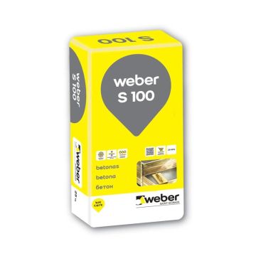 Stambiagrūdis betono mišinys Weber S 100, 25 kg