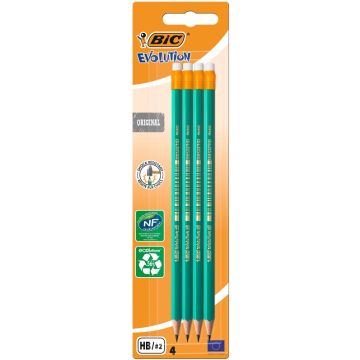 Pieštukas su trintuku Bic, 4 vnt