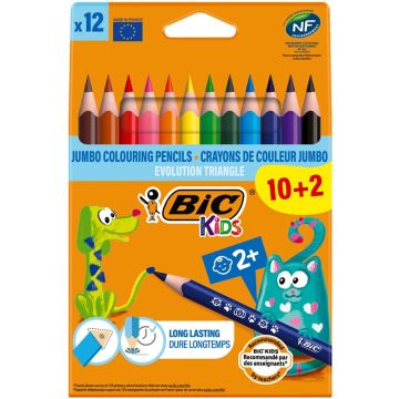 Spalvoti pieštukai BIC 887146, 12 spalvų