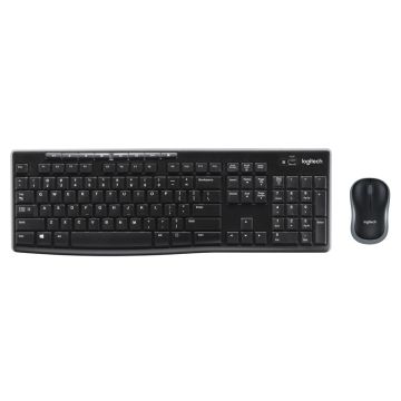 Klaviatūra Logitech MK270 EN, juoda, belaidė
