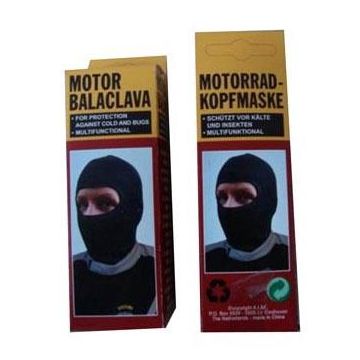 Motociklininko pošalmis, juodas