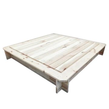 Smėlio dėžė su dangčiu Dobar KC11060, 119 x 119 x 20 cm