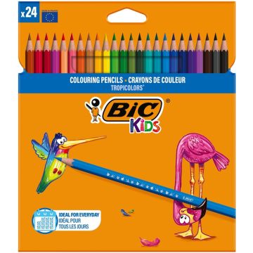 Spalvoti pieštukai BIC 937518, 24 spalvos