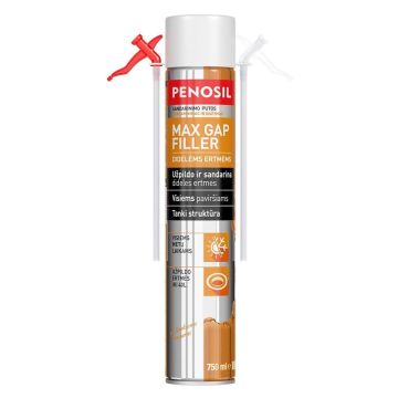 Šiaudelinės putos Penosil Max Gap Filler, 750ml