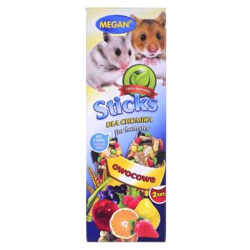 Skanėstai graužikams Megan, su vaisiais, 2 x 50 gr