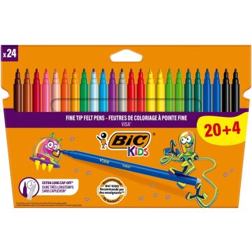 Flomasteriai BIC KIDS VISA 897098, 24 vnt.