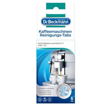 Tabletės Dr. Beckmann, kavos aparatui valyti, 6 vnt.