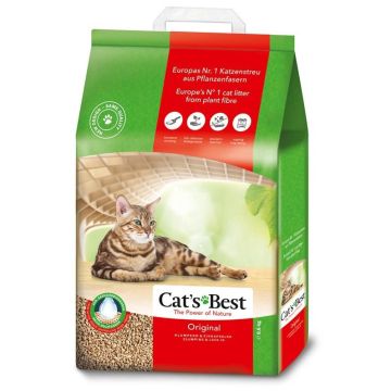 Kačių kraikas, natūralus, Cat's Best Original, 8,6 kg
