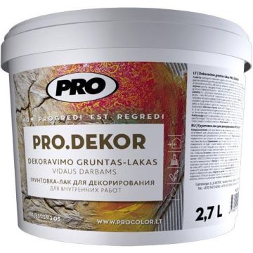 GRUNTAS-LAKAS PRO DECOR 0.9L BLIZG