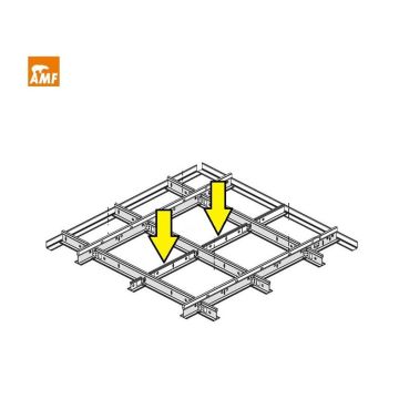 Konstrukcijos skersinis Knauf KCS, PROF DONN T24/600, baltas