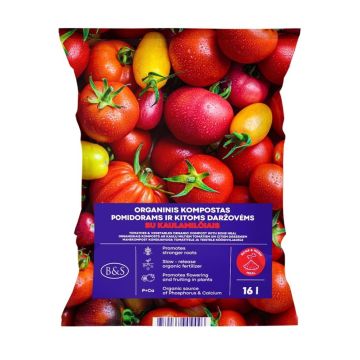 Kompostas pomidorams su kaulamilčiais, 16 l