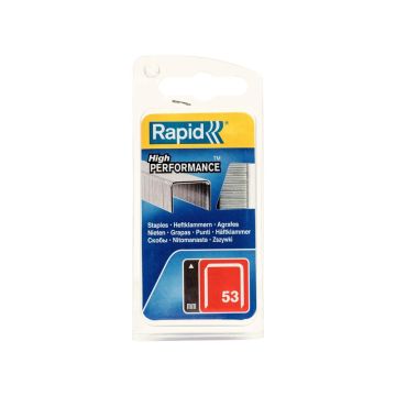 Kabės Rapid 40109502, 11.4x6 mm, tipas 53, 1080 vnt.