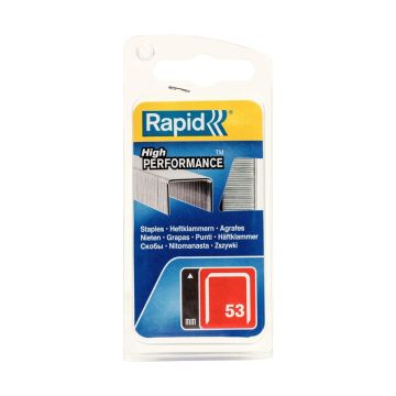 Kabės Rapid 40109506, 11.4x14 mm, tipas 53, 1080 vnt.