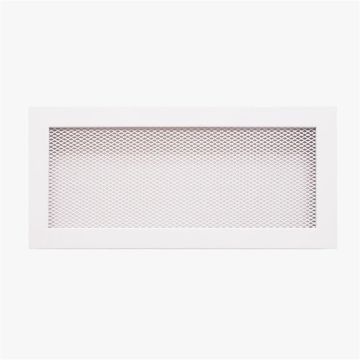 Grotelės židiniui HEARTH, baltos, 170 x 370 mm