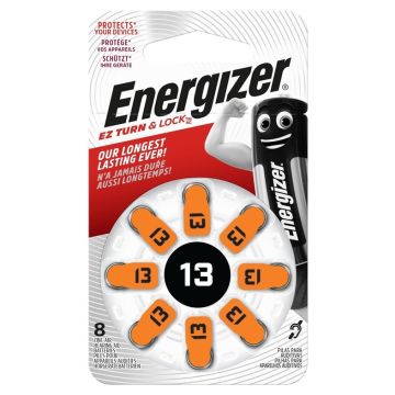 Elementai ENERGIZER, ZA13, 1.4V, 8 vnt