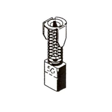Angliniai šepetėliai 30-00-050-H, 5 x 8 x 13 mm, 2 vnt