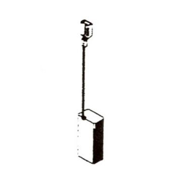 Angliniai šepetėliai 30-06-028-A, 5 x 8 x 17,5 mm, 2 vnt