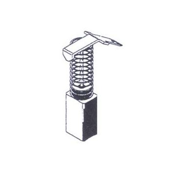 Angliniai šepetėliai 30-19-021-H,  6,3 x 8 x 17 mm, 2 vnt