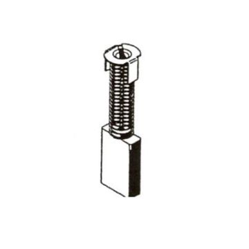Angliniai šepetėliai 30-99-050-H, 8,5 x 11 x 27 mm, 2 vnt
