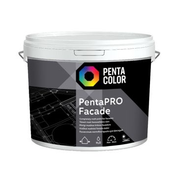 Dažai Pentacolor Pentapro Facade, balta, 5 l