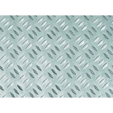 Rievėtas aliumininis lakštas, 500X400X1,5 mm