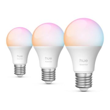 Philips LED lemputė Hue E WCA 806 A60 3P EU, 806 A, baltos spalvos, 8 W