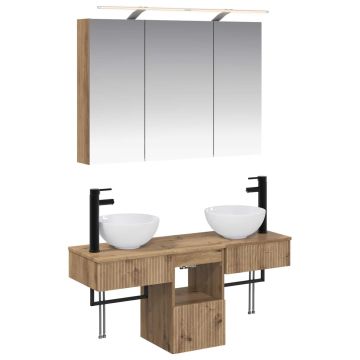 Vonios spintos komplektas 4 pcs 100 x 14,5 x 70 cm