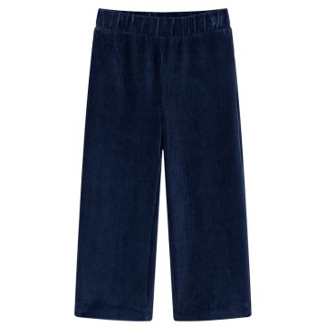 Vaikiškos kelnės, tamsiai mėlynos spalvos, velvetas, 104 dydžio