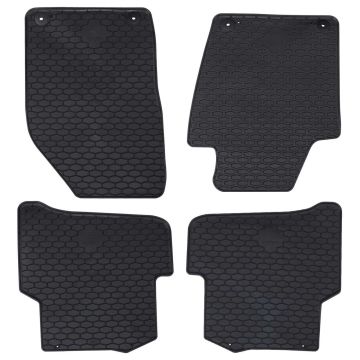 Automobilių kilimėlis 4 pcs Juodas tinkamas FABIA III TPE