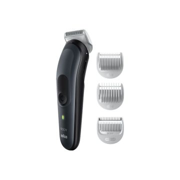 Braun kirpimo mašinėlė BG3340, juodos spalvos, belaidis
