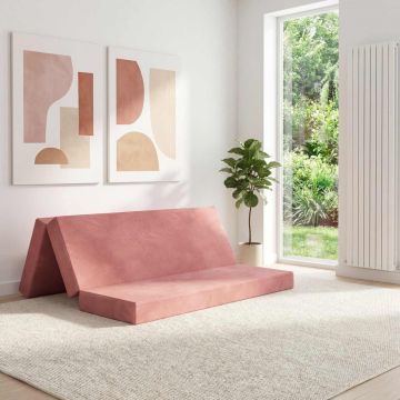 Sulankstomas Sofos Lova 180 x 67 x 45 cm Rožinė