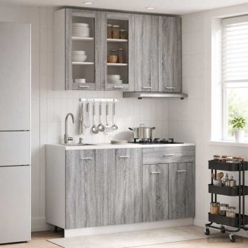 Virtuvės vienetas LYON 4 pcs Pilka Sonoma Apdirbta mediena