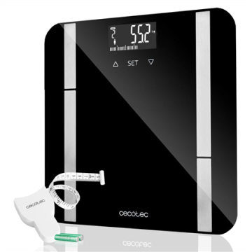 Cecotec svarstyklės Smart Bathroom Scale, juodos spalvos