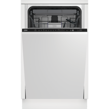 Beko indaplovė DIS46120, 45 cm pločio, įmontuojamas, baltos spalvos