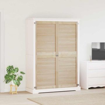Spintelės durys su durimis 2 pcs Natūrali 170 x 2,1 x 59,5 cm
