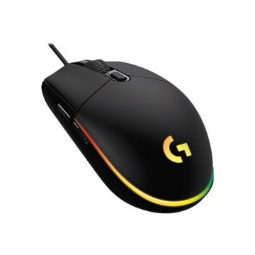 Logitech pelė G102 LIGHTSYNC, juodos spalvos, laidinis, USB