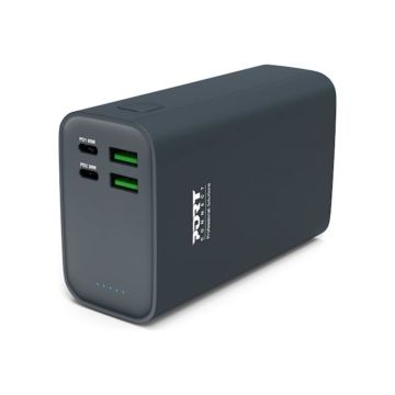 Išorinė baterija, mėlynos spalvos, 26800 mAh