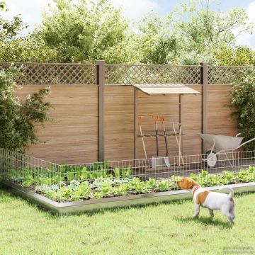 Sodo tvora su kuoliukais 12 pcs 55 x 50 cm Mesh Sidabrinė