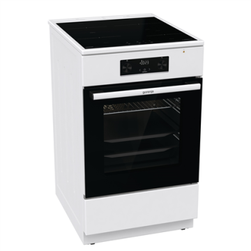 Gorenje viryklė GEIT5C60WPG, 50 cm pločio, baltos spalvos, 70 L