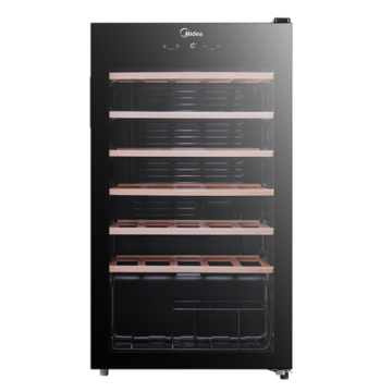 Midea šaldytuvas MDRW150FGG22W, juodos spalvos