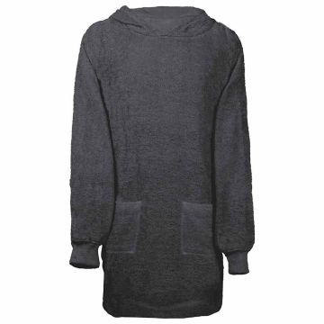 Antklodė-džemperis su gobtuvu KINN Antracitas L Medvilnė