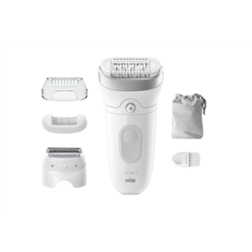 Braun epiliatorius SE7-041 Silk épil 7, sidabrinės spalvos