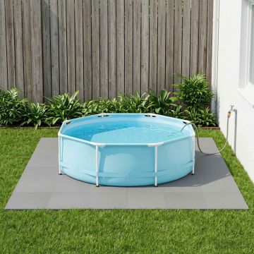 Baseino grindų kilimas 24 pcs Pilka 8,64 m² EVA puta