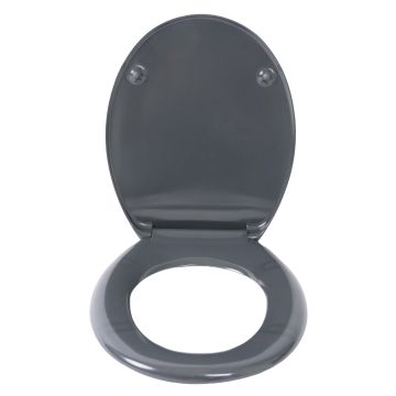 Klozeto dangtis DU07 lėtas dark grey