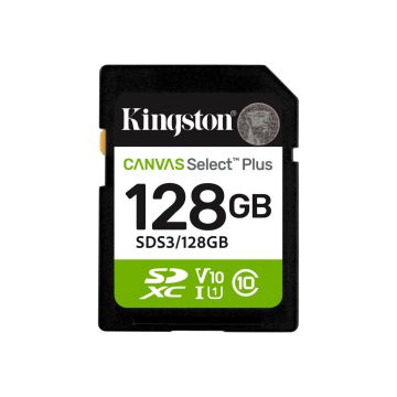 Kingston atminties kortelė U1/U3, 128 GB