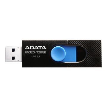 ADATA USB atmintinė UV320, juodos spalvos, 64 GB