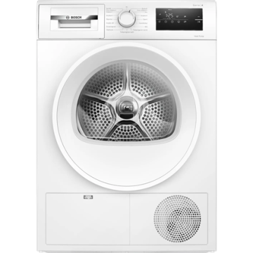 Bosch džiovyklė WTH85V0MSN, baltos spalvos, 8 kg